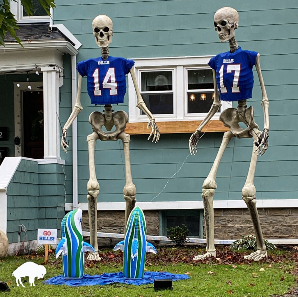 Buffalo Bills Meets Halloween Decorations!