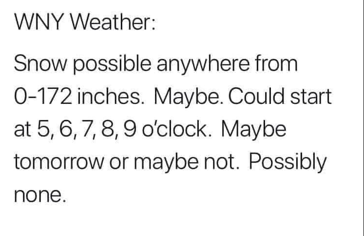 You are currently viewing A Silly Guide to WNY Weather