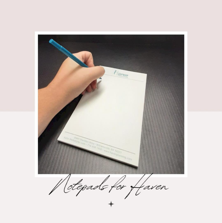 Read more about the article New Notepads for Haven Financial Planning