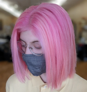 Rocking the Pink Hair!