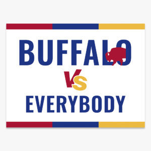 Lawn Sign Fundraiser: Buffalo vs Everybody – Hamburg